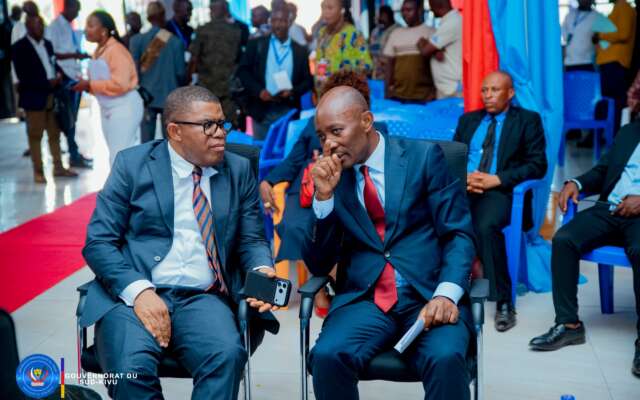 SUD-KIVU : LE GOUVERNEUR DE PROVINCE, LE PROFESSEUR JEAN-JACQUES PURUSI SADIKI, PREND PART À LA DEUXIÈME JOURNÉE DE L’ATELIER DE RÉFLEXION SUR LA RESTAURATION RAPIDE DE L’AUTORITÉ DE L’ÉTAT